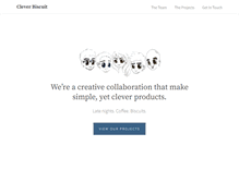 Tablet Screenshot of cleverbiscuit.com